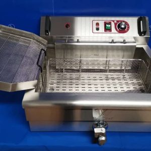 Gastro 20L cukrářská fritéza 3kW výpusť