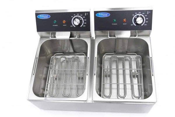 Elektrická fritéza dvojitá 2 x 10L  3+3kW - Obrázek 7