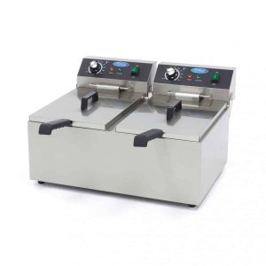 Elektrická fritéza dvojitá 2 x 11L  6kW