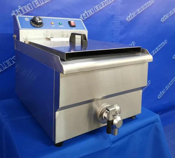 Gastro fritéza 16Litrů 5kW s výpustí - Obrázek 4